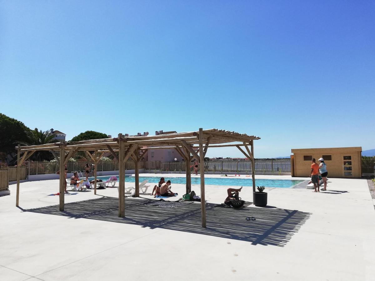 Appartement Cosy Sur La Presqu'Ile De Cap Coudalere Avec Piscine Ouverte Et Chauffee Le Barcares Bagian luar foto